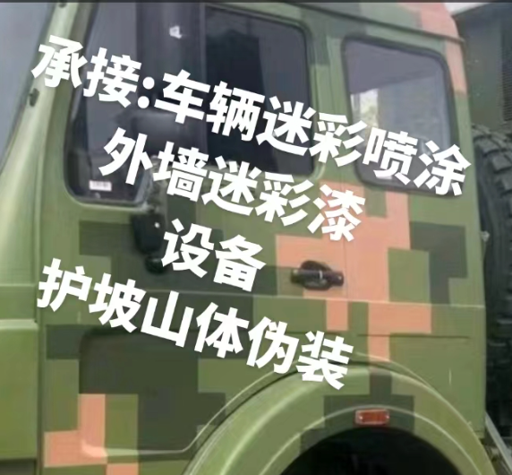 汕尾外墙和地面的迷彩漆施工