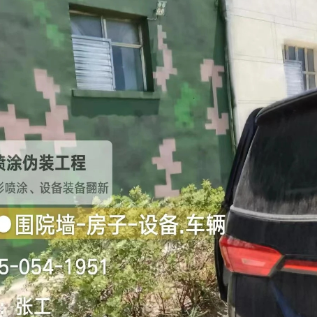 汕尾数码迷彩漆施工